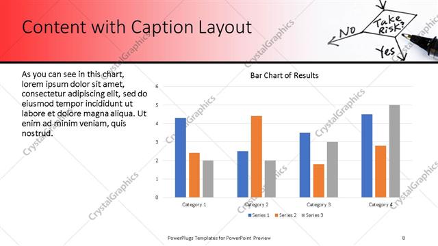 Content with Caption presentation slide layout