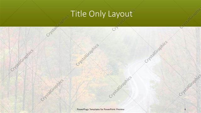 Title Only presentation slide layout