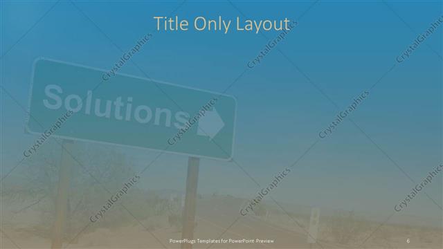 Title Only presentation slide layout