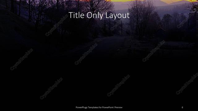 Title Only presentation slide layout