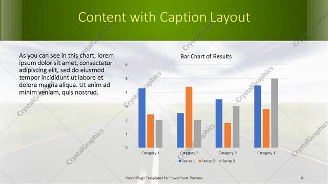 Content with Caption presentation slide layout