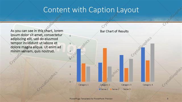 Content with Caption presentation slide layout