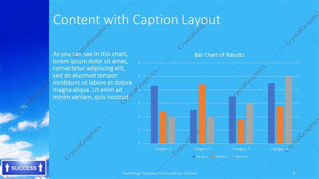 Content with Caption presentation slide layout