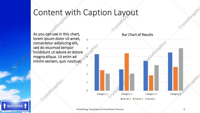 Content with Caption presentation slide layout