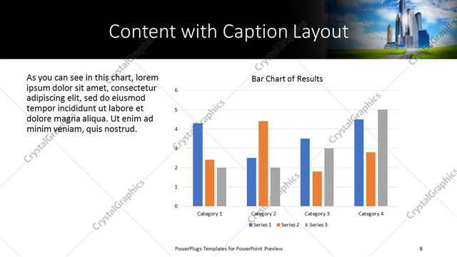 Content with Caption presentation slide layout