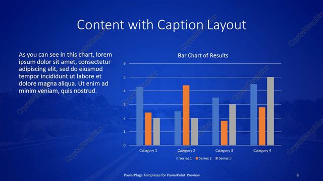Content with Caption presentation slide layout