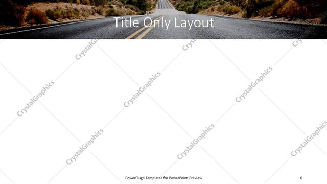 Title Only presentation slide layout