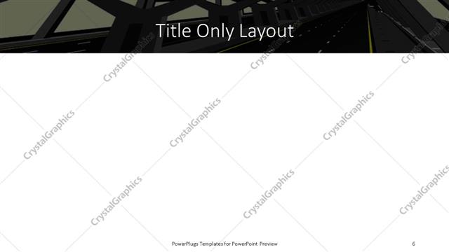 Title Only presentation slide layout