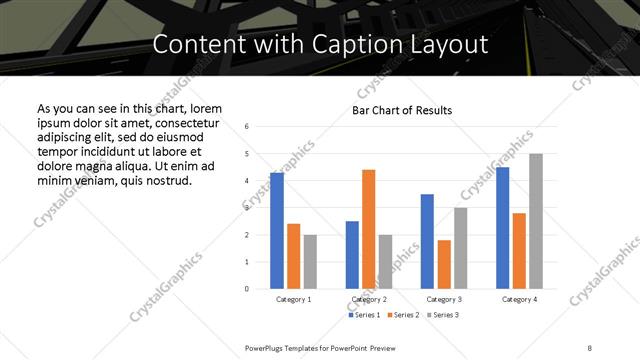 Content with Caption presentation slide layout