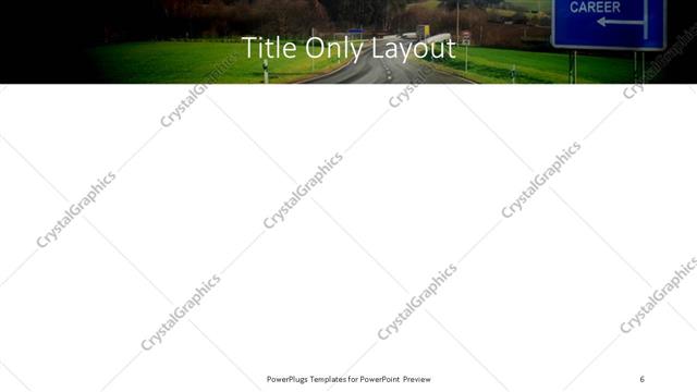 Title Only presentation slide layout