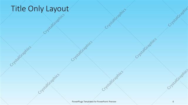 Title Only presentation slide layout