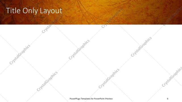 Title Only presentation slide layout