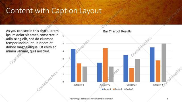 Content with Caption presentation slide layout