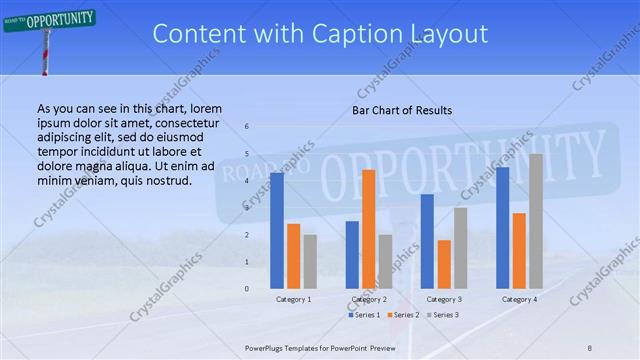 Content with Caption presentation slide layout