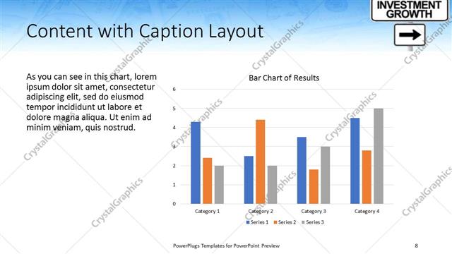 Content with Caption presentation slide layout