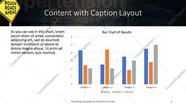 Content with Caption presentation slide layout