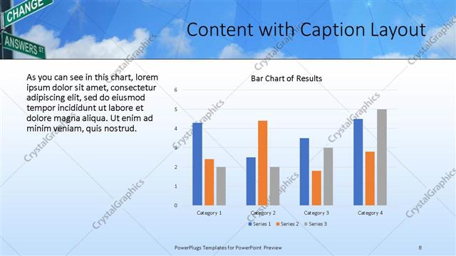Content with Caption presentation slide layout
