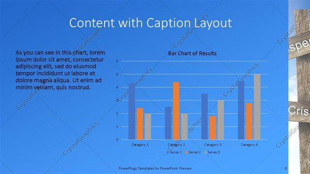 Content with Caption presentation slide layout