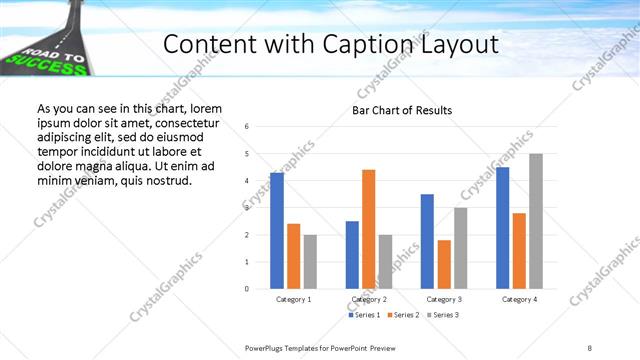 Content with Caption presentation slide layout
