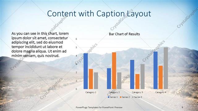 Content with Caption presentation slide layout