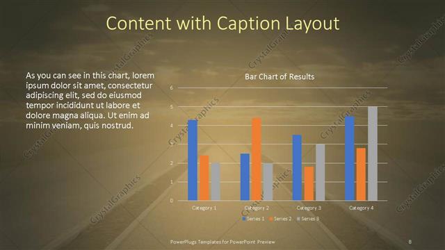 Content with Caption presentation slide layout