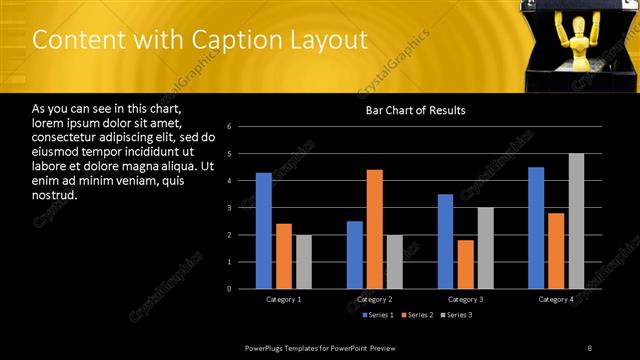 Content with Caption presentation slide layout