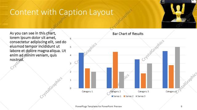 Content with Caption presentation slide layout