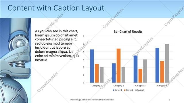 Content with Caption presentation slide layout