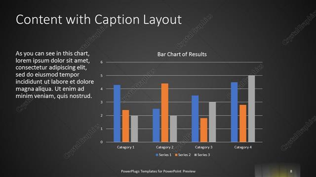 Content with Caption presentation slide layout