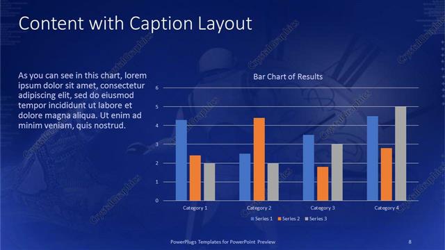 Content with Caption presentation slide layout
