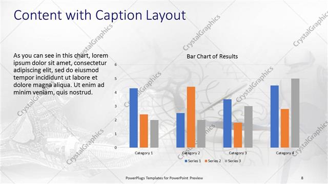Content with Caption presentation slide layout