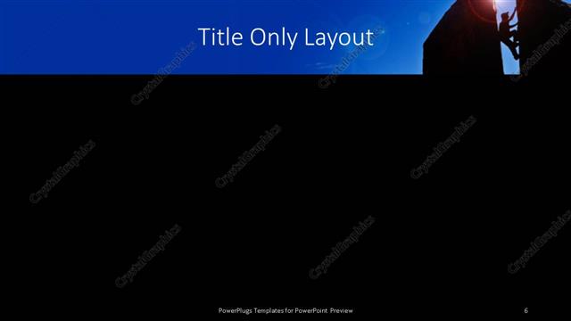 Title Only presentation slide layout