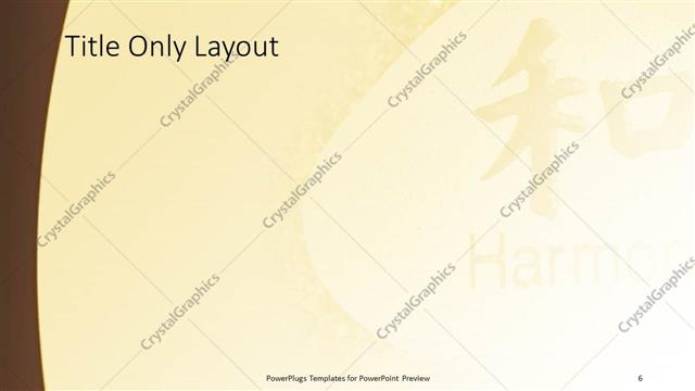 Title Only presentation slide layout