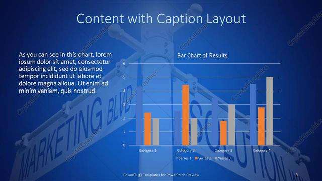Content with Caption presentation slide layout