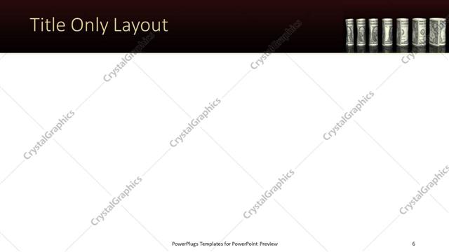 Title Only presentation slide layout