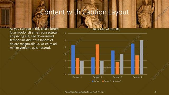 Content with Caption presentation slide layout