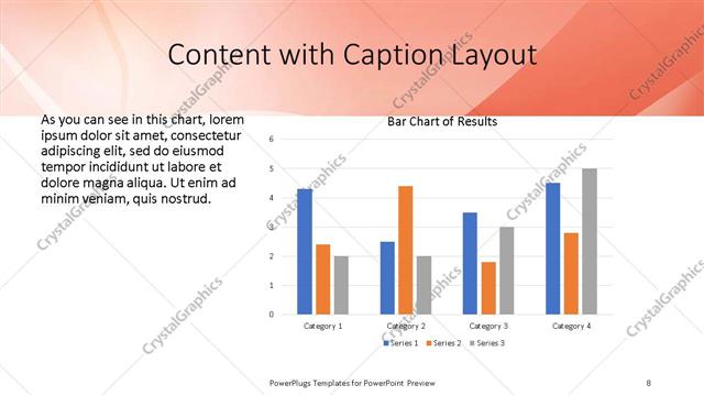 Content with Caption presentation slide layout