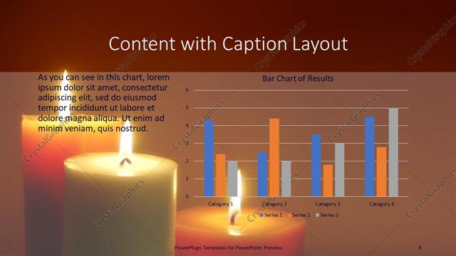 Content with Caption presentation slide layout