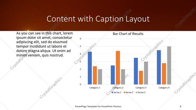 Content with Caption presentation slide layout