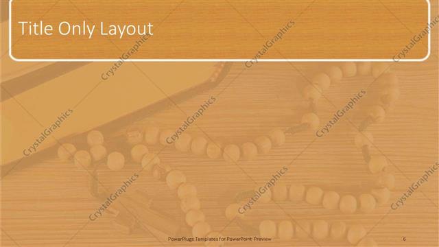 Title Only presentation slide layout