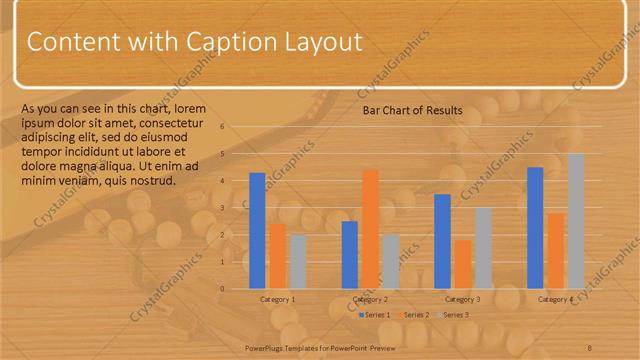 Content with Caption presentation slide layout