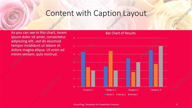 Content with Caption presentation slide layout