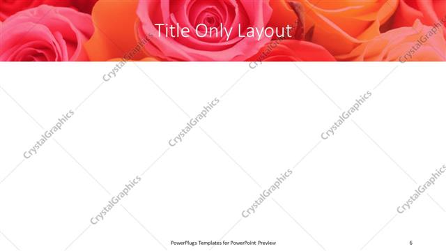 Title Only presentation slide layout