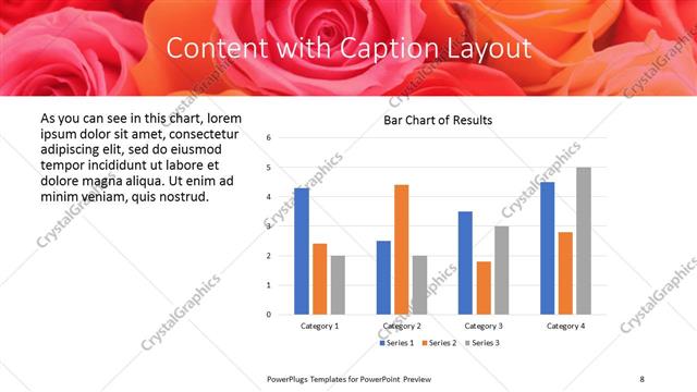 Content with Caption presentation slide layout