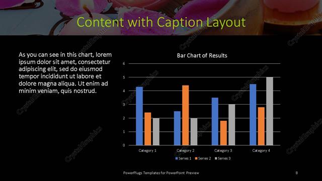 Content with Caption presentation slide layout