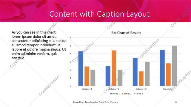 Content with Caption presentation slide layout