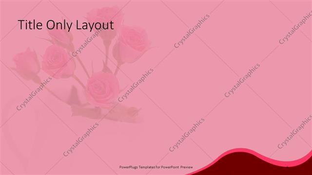 Title Only presentation slide layout