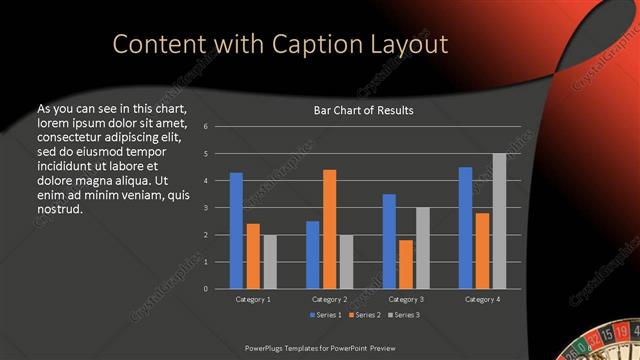 Content with Caption presentation slide layout