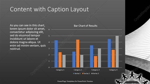 Content with Caption presentation slide layout