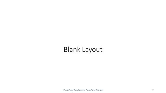 Blank presentation slide layout